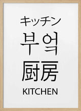 Multilingual Kitchen Sign