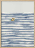 Happy Otter In Stripes