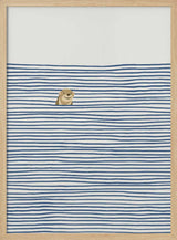 Happy Otter In Stripes