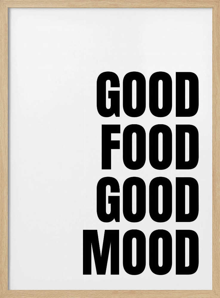 Joyful Bites Art Print UK — Abstract Vibrant Wall Art — Kitchen — Wall It All Prints