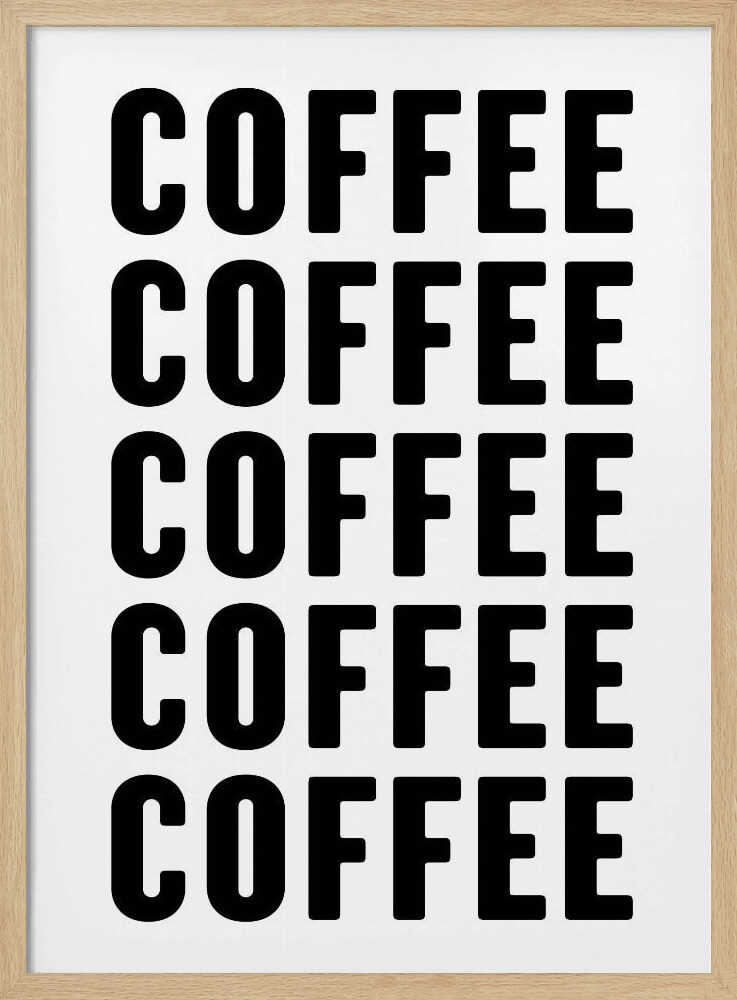 Endless Brew Joy Art Print UK — Abstract Vibrant Wall Art — Kitchen — Wall It All Prints