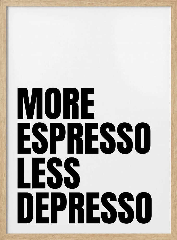 Espresso Uplift Art Print UK — Abstract Vibrant Wall Art — Kitchen — Wall It All Prints