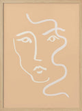 Serene Abstract Face