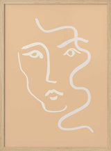 Serene Abstract Face