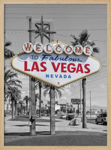 Fabulous Las Vegas Welcome Sign Art Print UK — City Dark Wall Art — Living Room — Wall It All Prints
