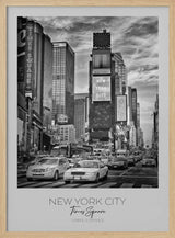 New York Times Square Art Print UK — Vintage Dark Wall Art — Living Room — Wall It All Prints