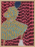 Vibrant Masked Woman
