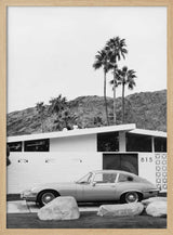 Iconic Car Palm Springs Art Print UK — Landscape Dark Wall Art — Living Room — Wall It All Prints
