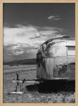 Classic Camper Desert Sky Art Print UK — Botanical Dark Wall Art — Living Room — Wall It All Prints