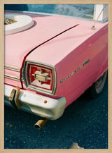 Pink Vintage Car Art Print UK — Automotive Vibrant Wall Art — Living Room — Wall It All Prints