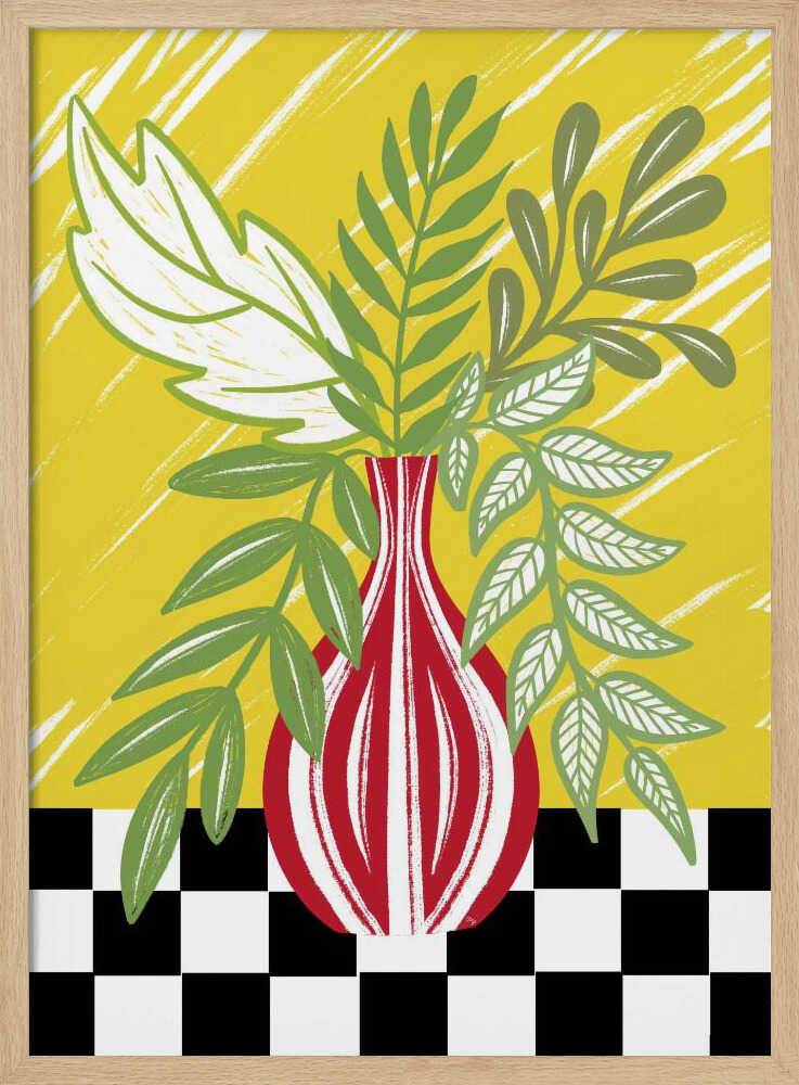 Vibrant Botanical Still Life Art Print UK — Botanical Vibrant Wall Art — Kitchen — Wall It All Prints