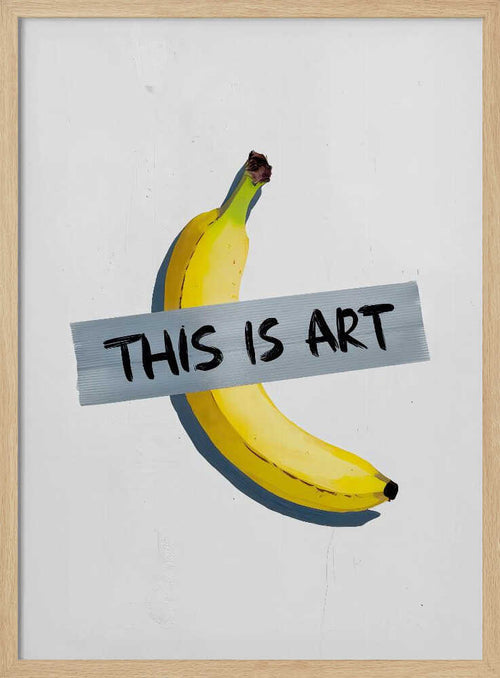 Banana Art Statement Art Print UK — Botanical Fresh Wall Art — Kitchen — Wall It All Prints