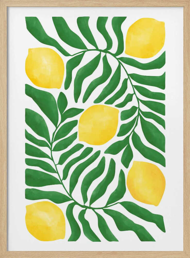 Vibrant Lemon Leaves