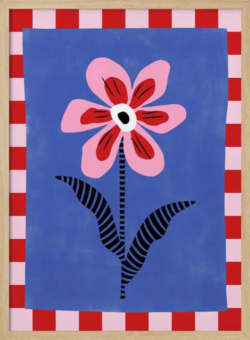 Bold Pink Flower Elena Ristova