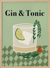 Gin and Tonic Cocktail