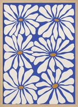 Bold Blue Daisies