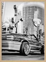 Custom Mustang Convertible Art Print UK — Vintage Dark Wall Art — Living Room — Wall It All Prints