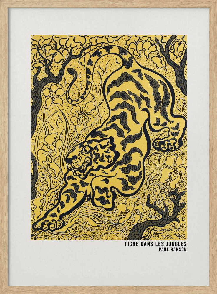 Tigre Dans Les Jungles Poster