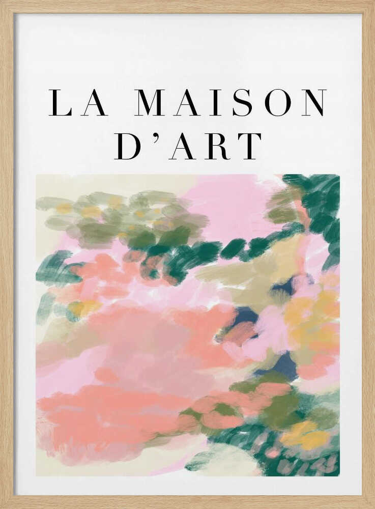 Dreamy Pastel Abstract Art Print UK — Abstract Vibrant Wall Art — Bedroom — Wall It All Prints