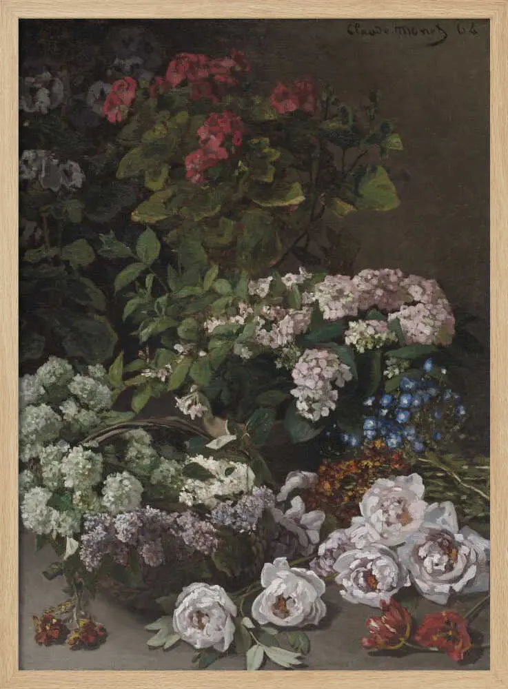 Spring Flowers (1864) By Claude Monet Claude Monet