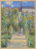The Artist's Garden At Vétheuil (1881) By Claude Monet