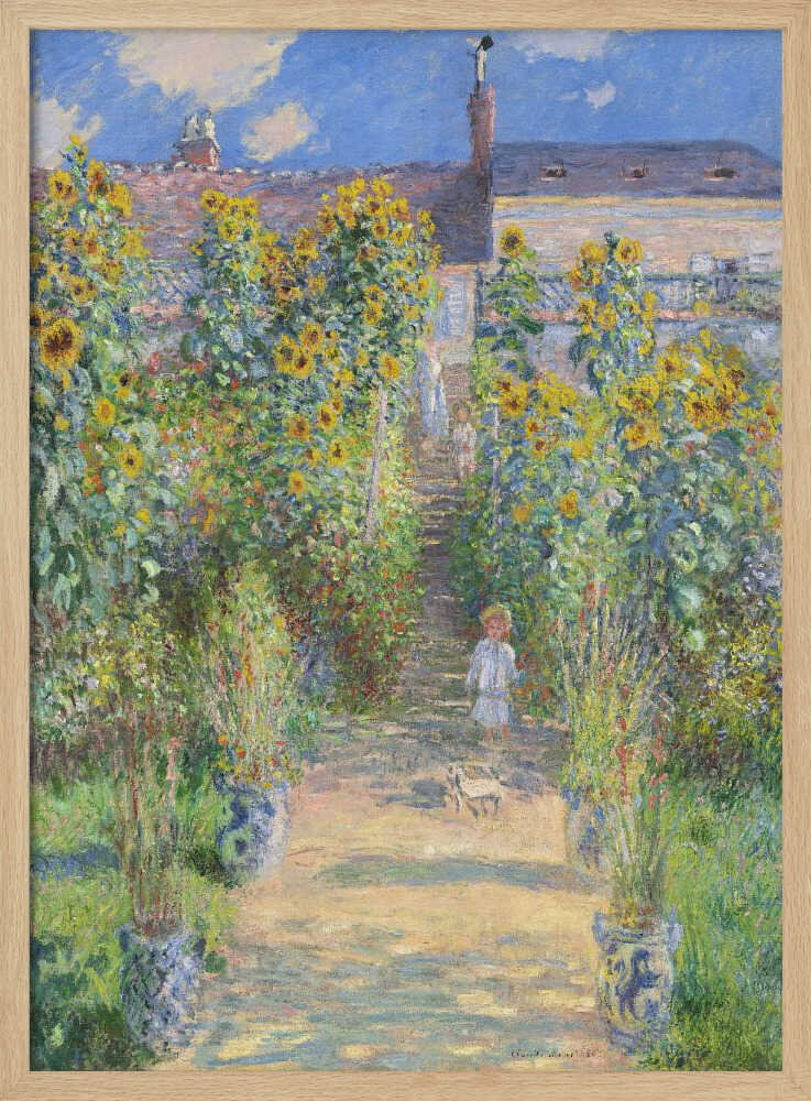 The Artist's Garden At Vétheuil (1881) By Claude Monet Claude Monet