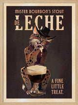 Bourbon De Leche Guinness Style Cat Art