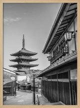 Historic Japanese Pagoda Art Print UK — Japanese Calm Wall Art — Living Room — Wall It All Prints