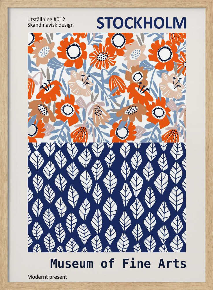 Museum of Fine Arts Stockholm Art Print UK — Botanical Vibrant Wall Art — Office — Wall It All Prints