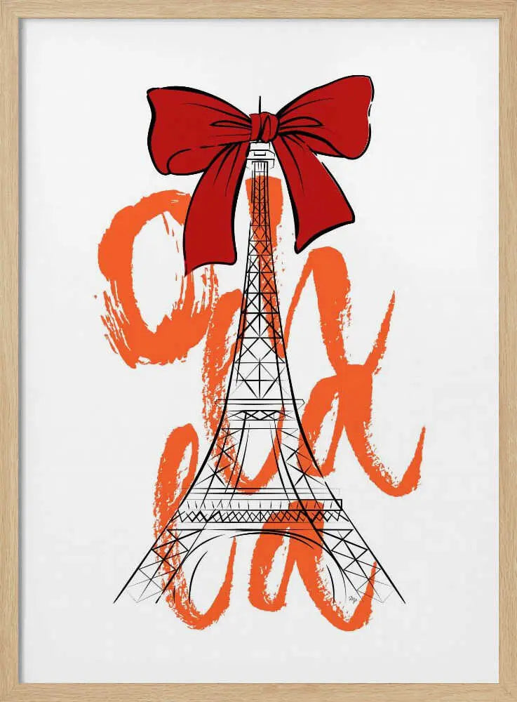 Eiffel Tower Red Bow Martina