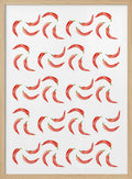 Vibrant Red Chili Pattern
