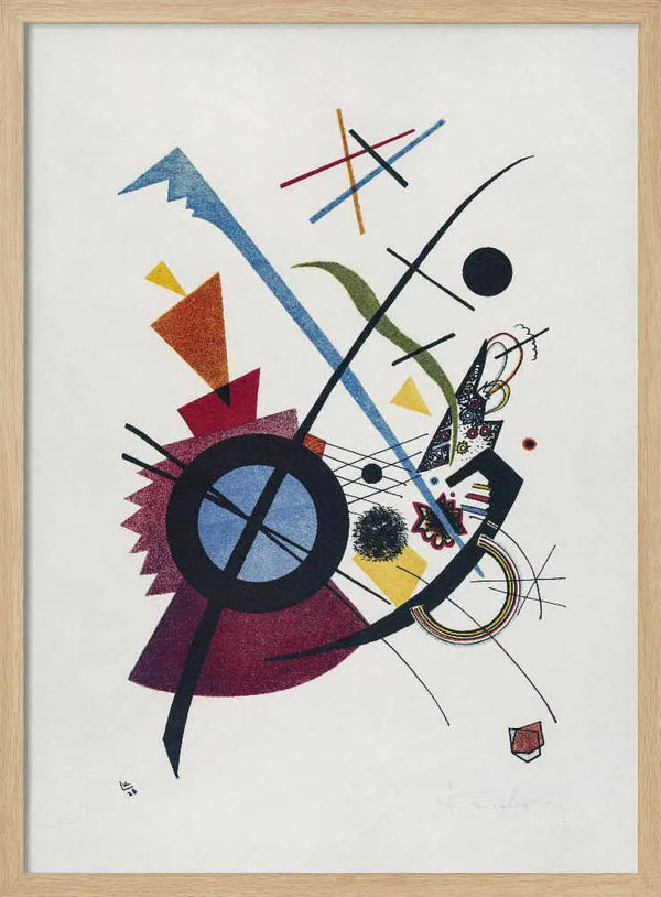 Violet(1923) From original Litograph Wassily Kandinsky