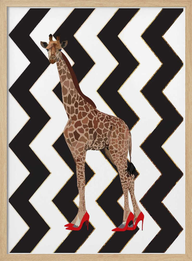 Giraffe Heels zigzag