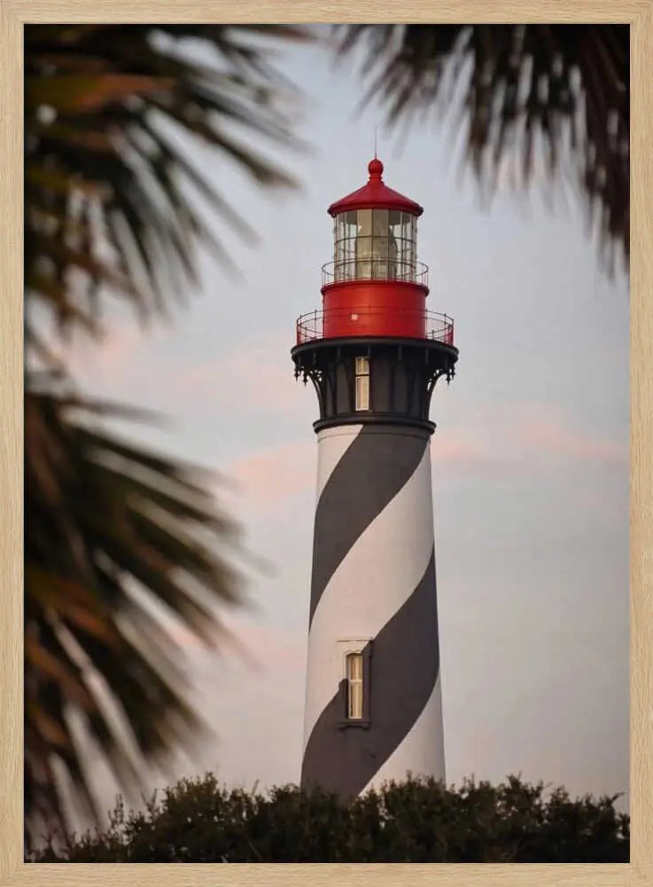 Coastal Lighthouse Red Top Del Mundo Imagery