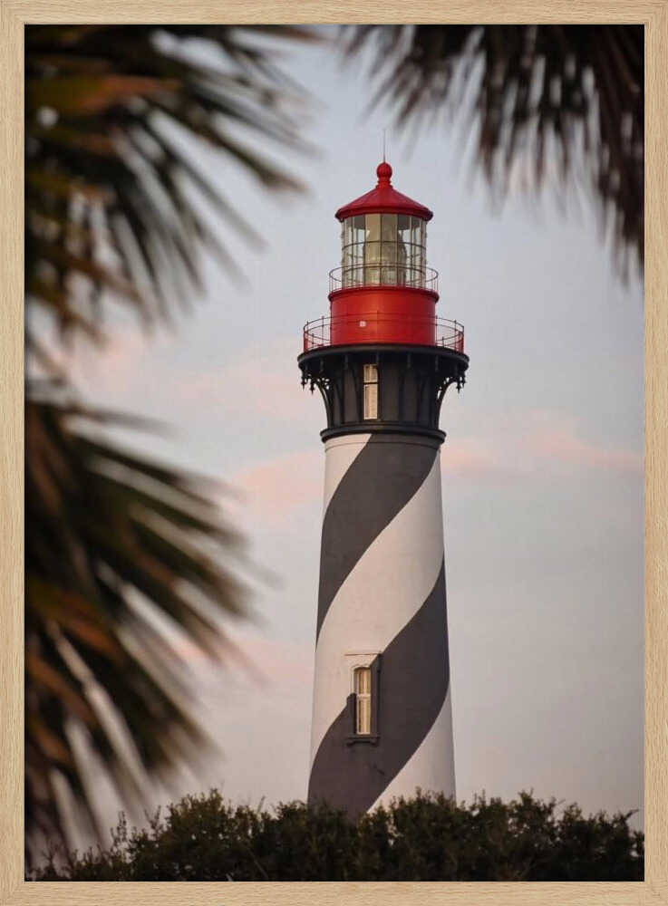 Coastal Lighthouse Red Top Del Mundo Imagery