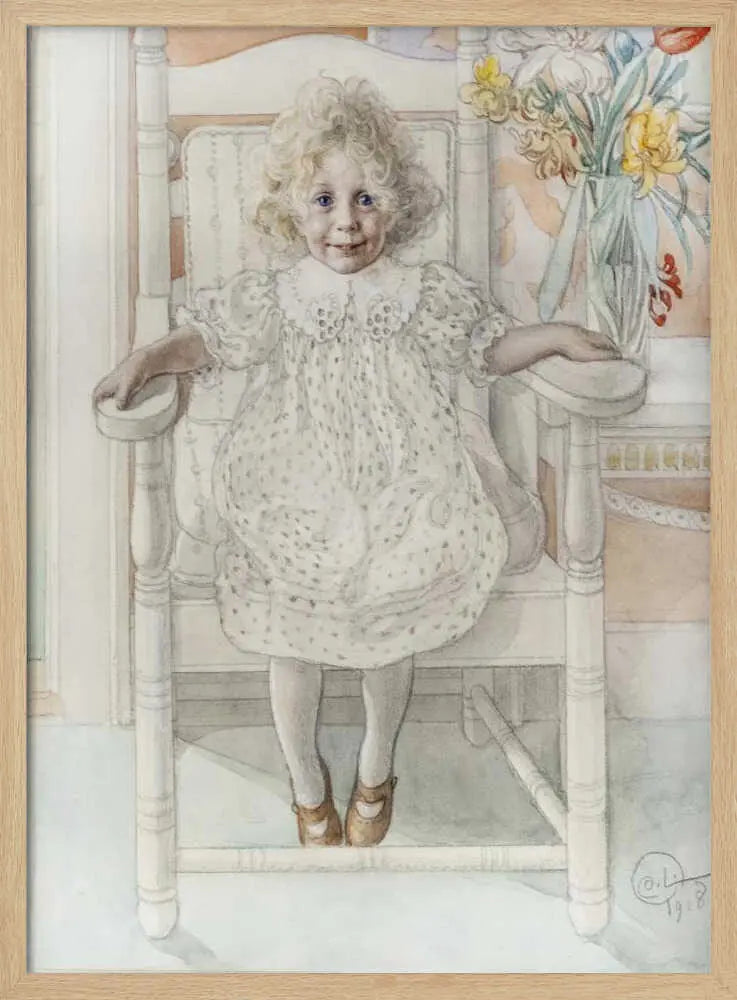 Portrait of Inga Maria Thiel, 1918 Carl Larsson