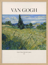 Green Wheat Field With Cypress (1889) Van Gogh