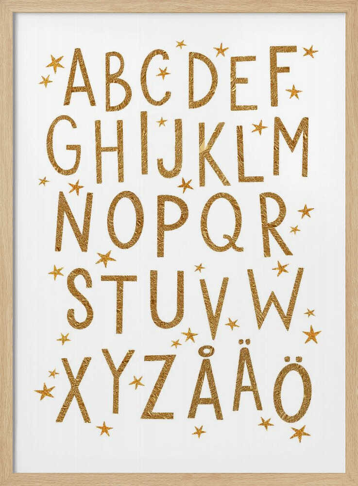 Golden Star Alphabet