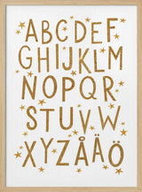 Golden Star Alphabet