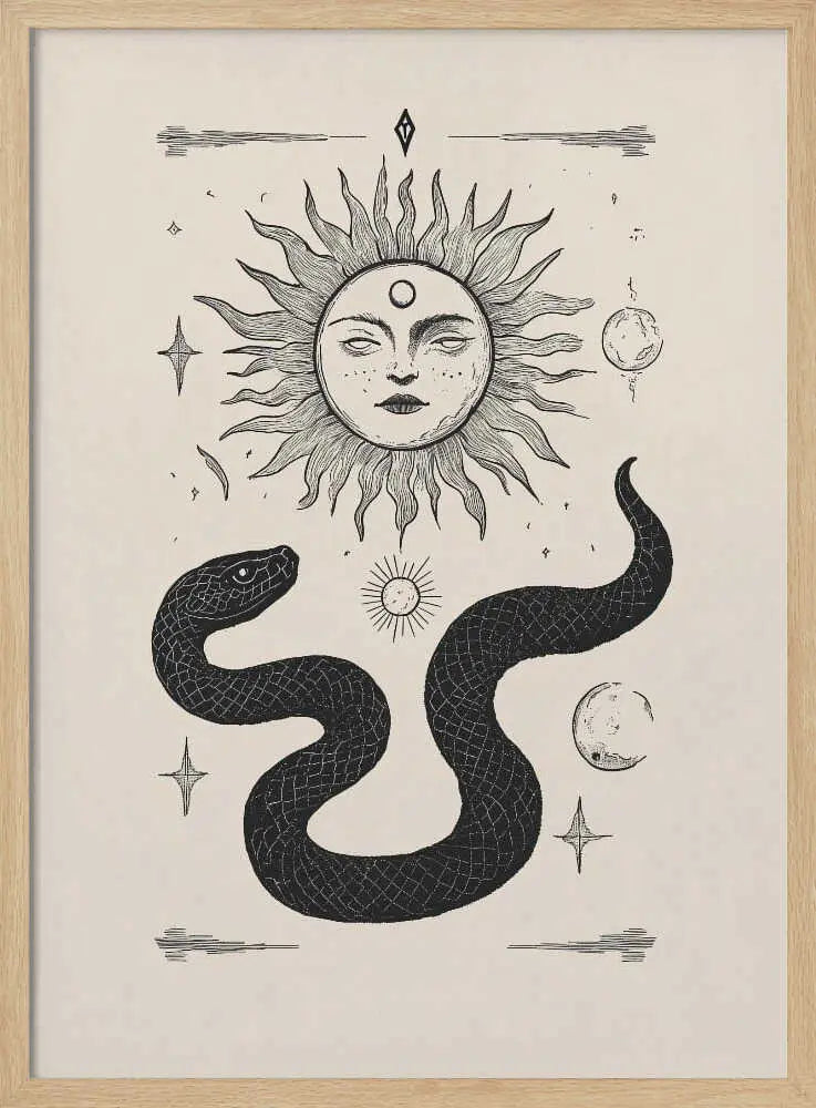 Mystical Sun and Snake Pictufy Studio IV