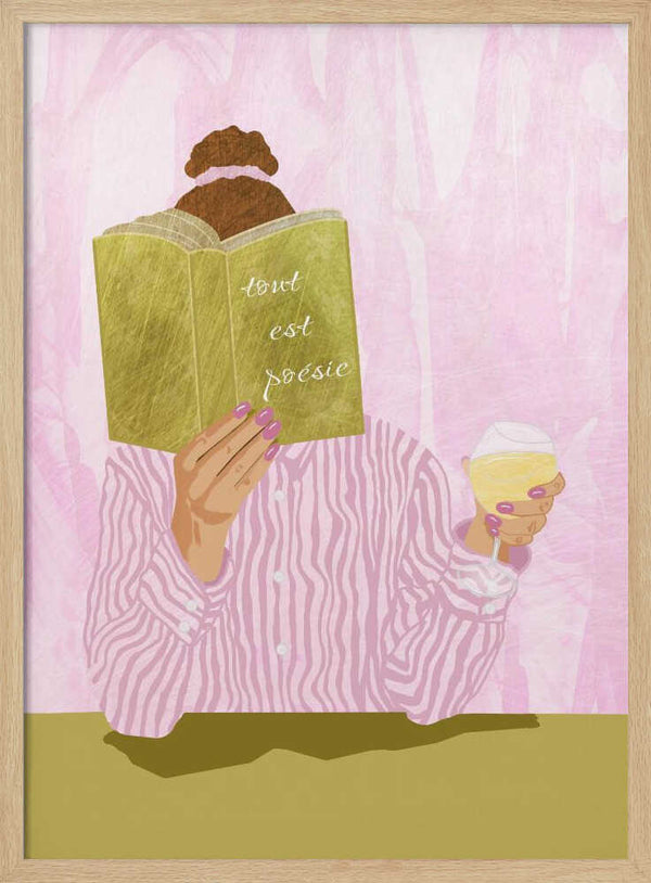 All Is Poetry Art Print UK — Portrait Calm Wall Art — Bedroom — Wall It All Prints