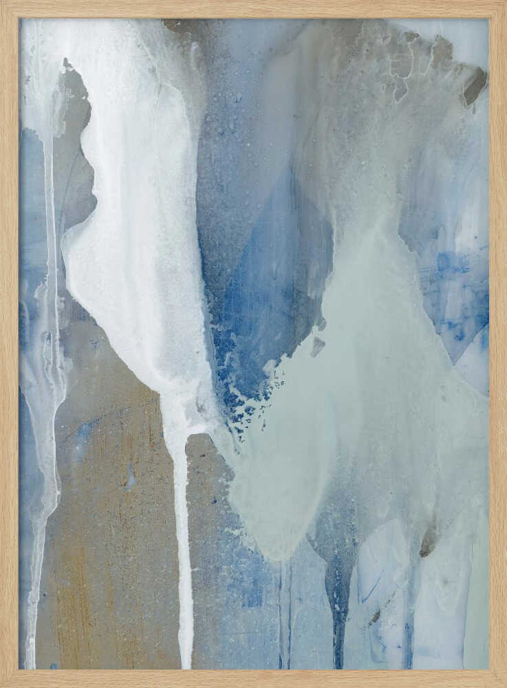 Ethereal Wavescape Art Print UK — Abstract Calm Wall Art — Bedroom — Wall It All Prints