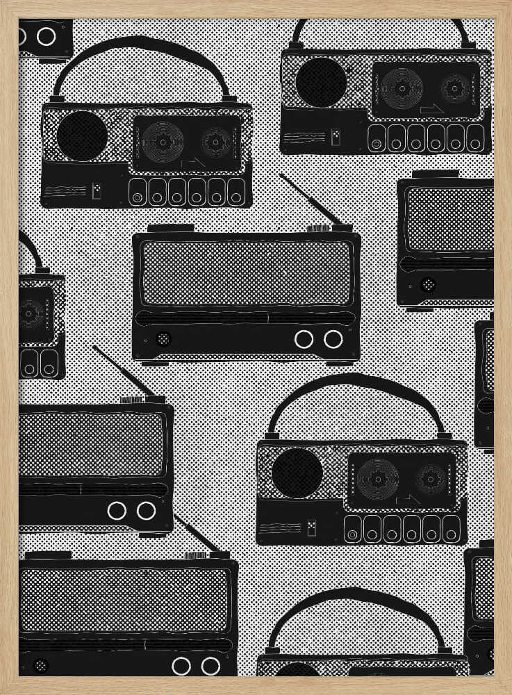 Vintage Radios Pattern