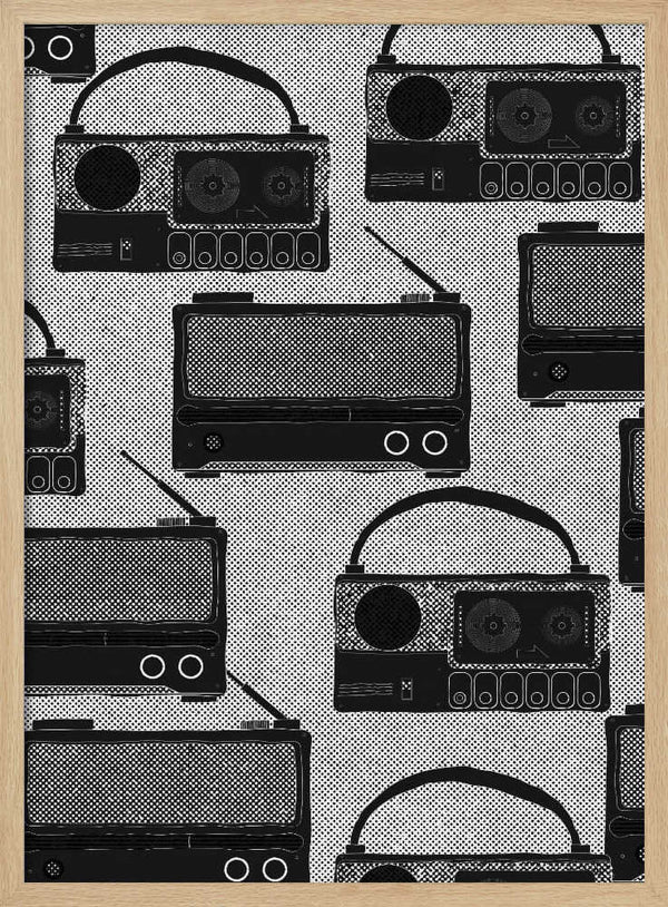 Vintage Radios Pattern