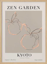 Serene Oranges Art Print UK — Japanese Minimal Wall Art — Kitchen — Wall It All Prints