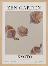 Falling Acorns Art Print UK — Japanese Calm Wall Art — Office — Wall It All Prints