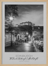 Historic Edinburgh Castle Night Melanie Viola