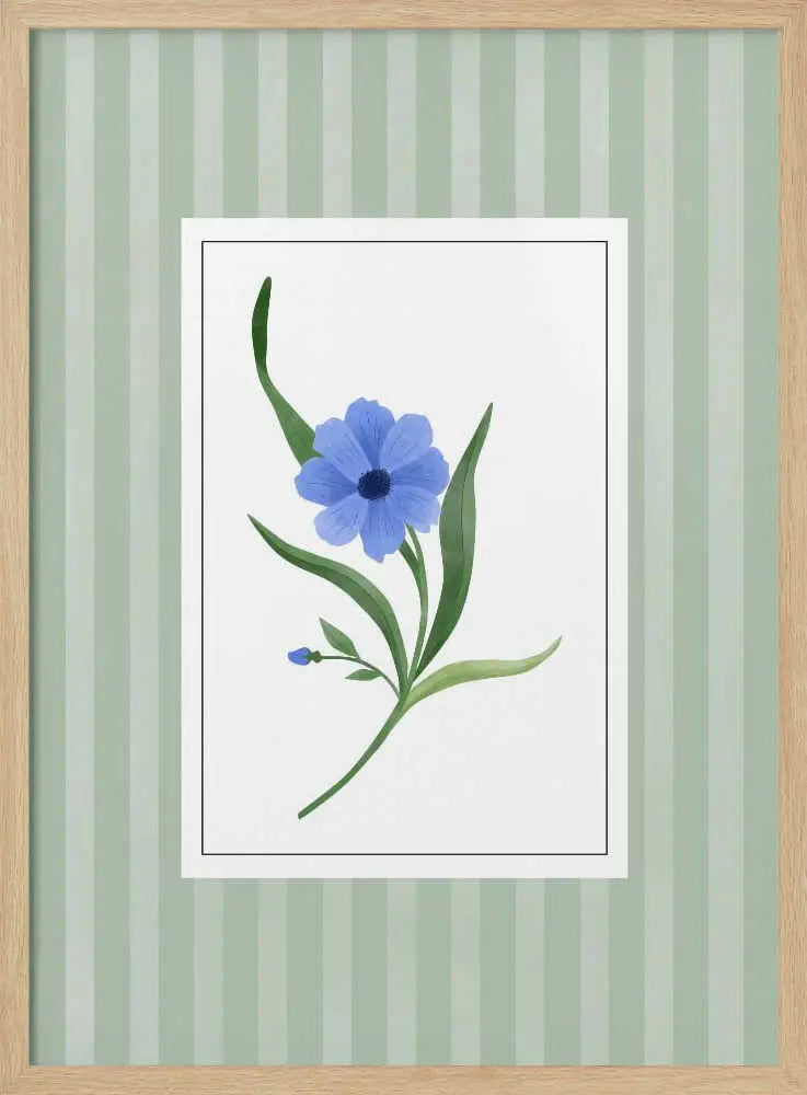 Serene Blue Floral Elena Ristova