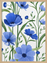 Blue Garden Blooms