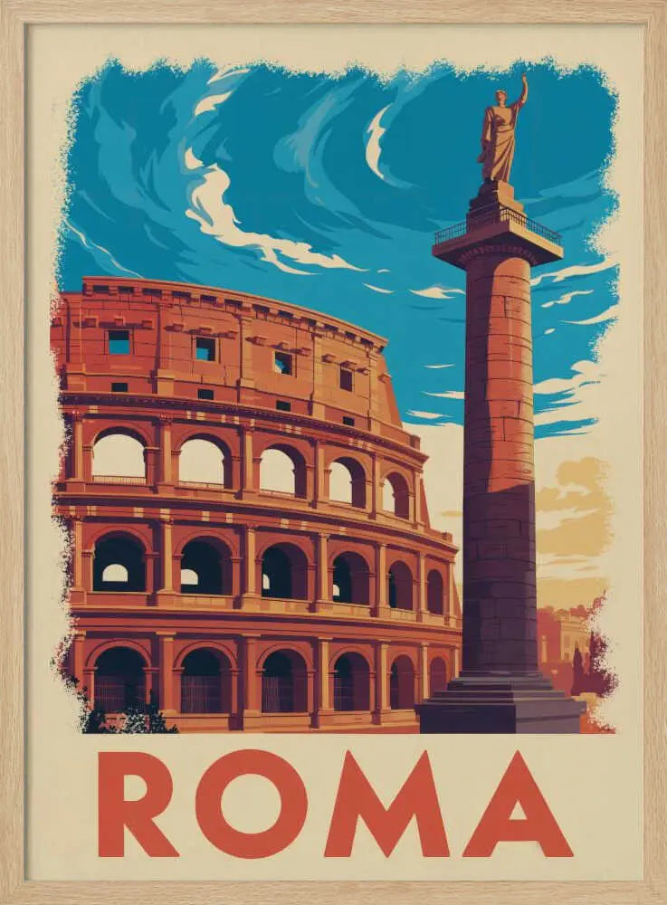 Rome Colosseum Column Andreas Magnusson